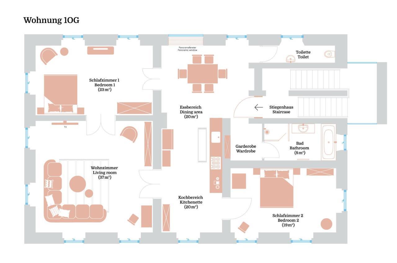 Alter Pfarrhof Egg Apartment Hermagor-Pressegger See Luaran gambar